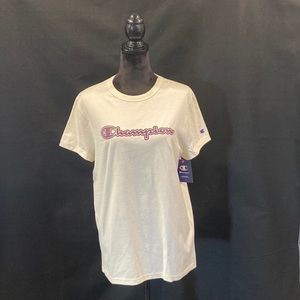 Champion Natural The Boyfriend Classic Tee Women's Size Medium NWT